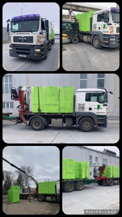 Кран маніпулятор короткий з причепом