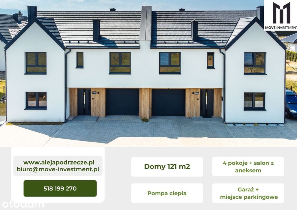 Aleja Podrzecze, Domy 121m2,  Dom nr 5 - Oddanie Październik 2025