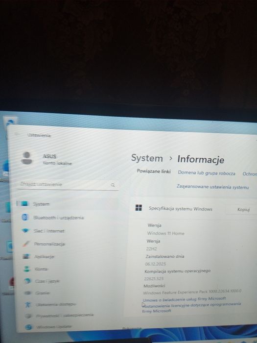 Mini komputer PC Asus, RAM 16 Gb,, SSD 240 Gb.