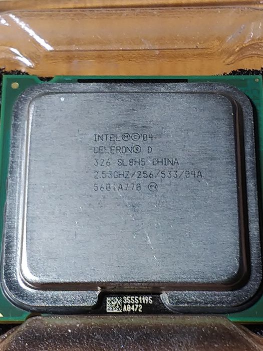 Процессор Intel Celeron D 326 2.53GHz/256/533 (SL8H5) s775, tray