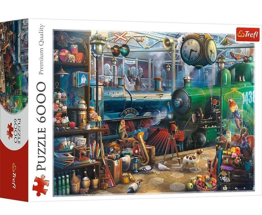 Puzzle 6000 Stacja kolejowa TREFL pudełko,270x403 mm