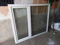 Okno plastikowe dwuszybowe 138,5x164,5 cm