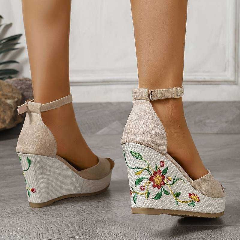 Sandalias de cunha