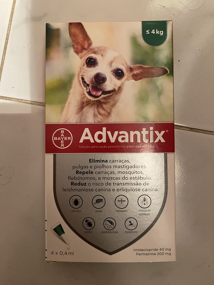 Advantix - Desparasitante cães - 1 pipeta