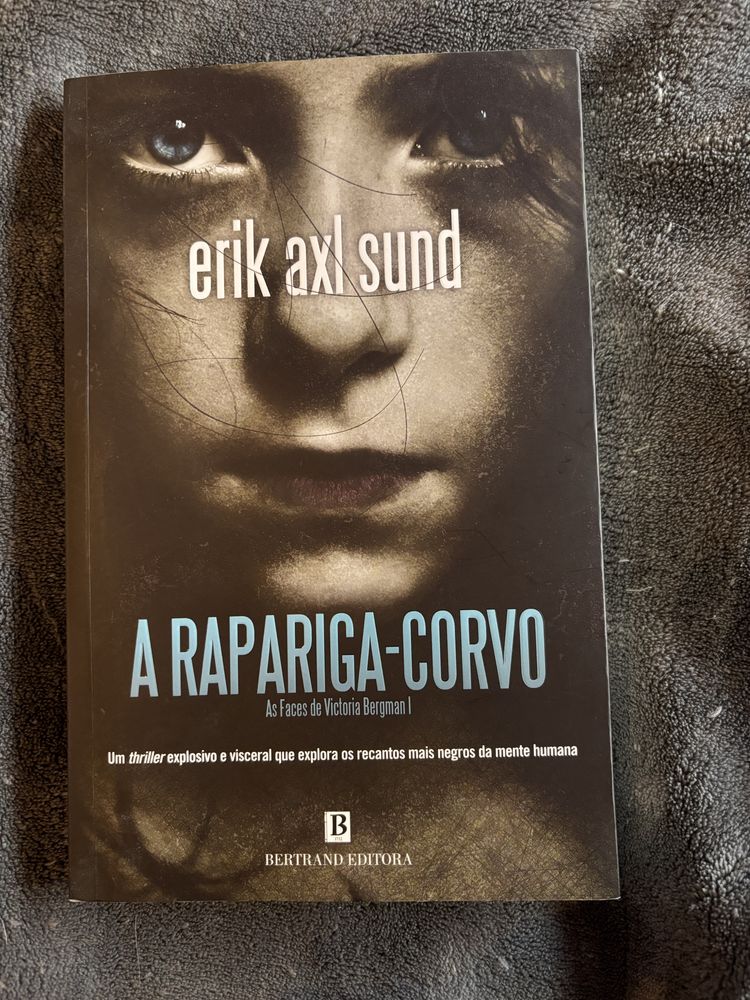 Livro a Rapariga-Corvo de Erik Axl Sund