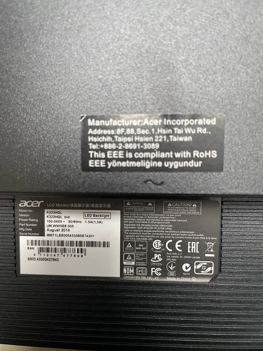 Monitor acer.