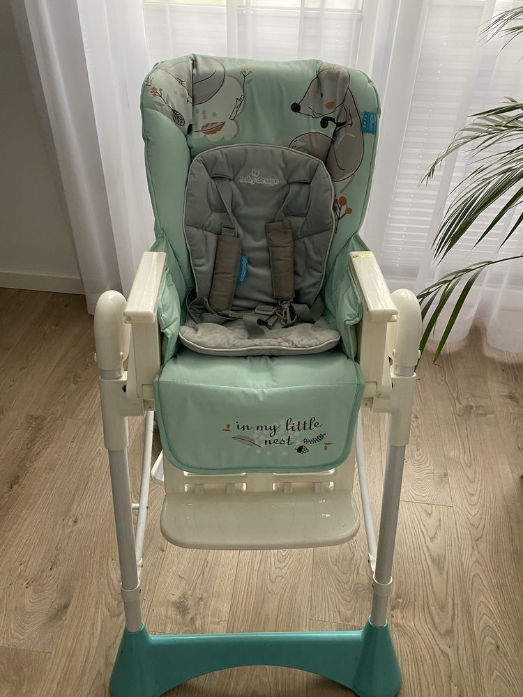 Używane Krzesełko do karmienia Baby Design Pepe New SUPER STAN!