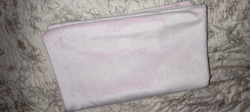 Мягенькое одеяло для малышки нежно розовое плед