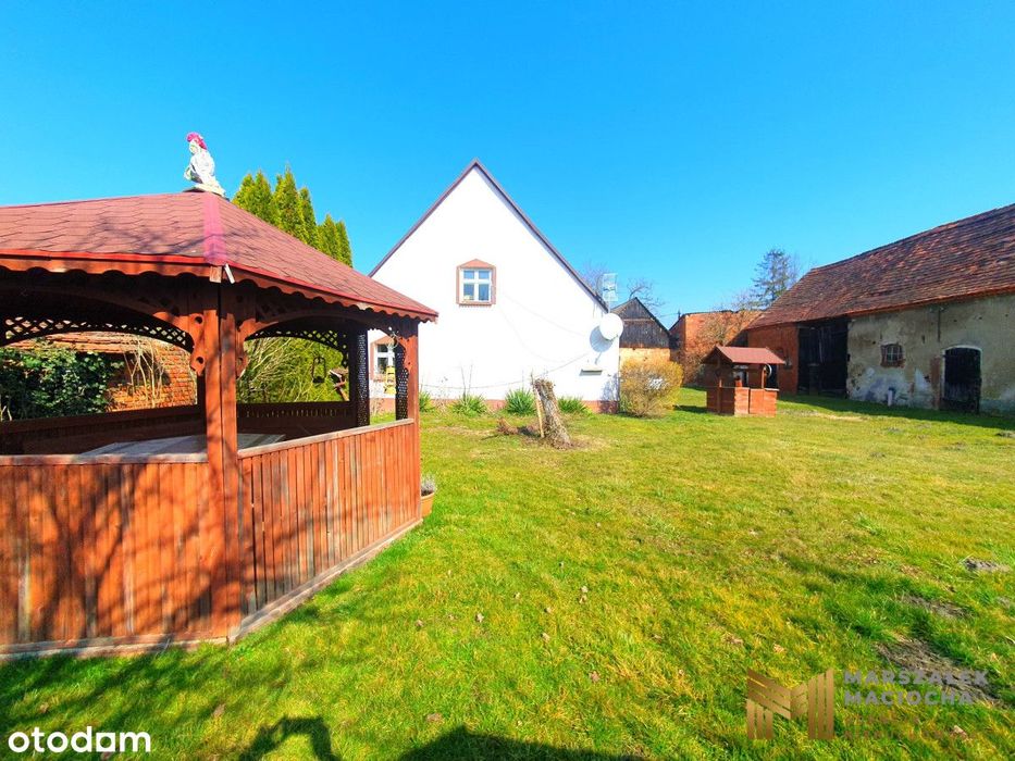 5200 m2 z domem i zabudowaniami, Kozowo, okazja!