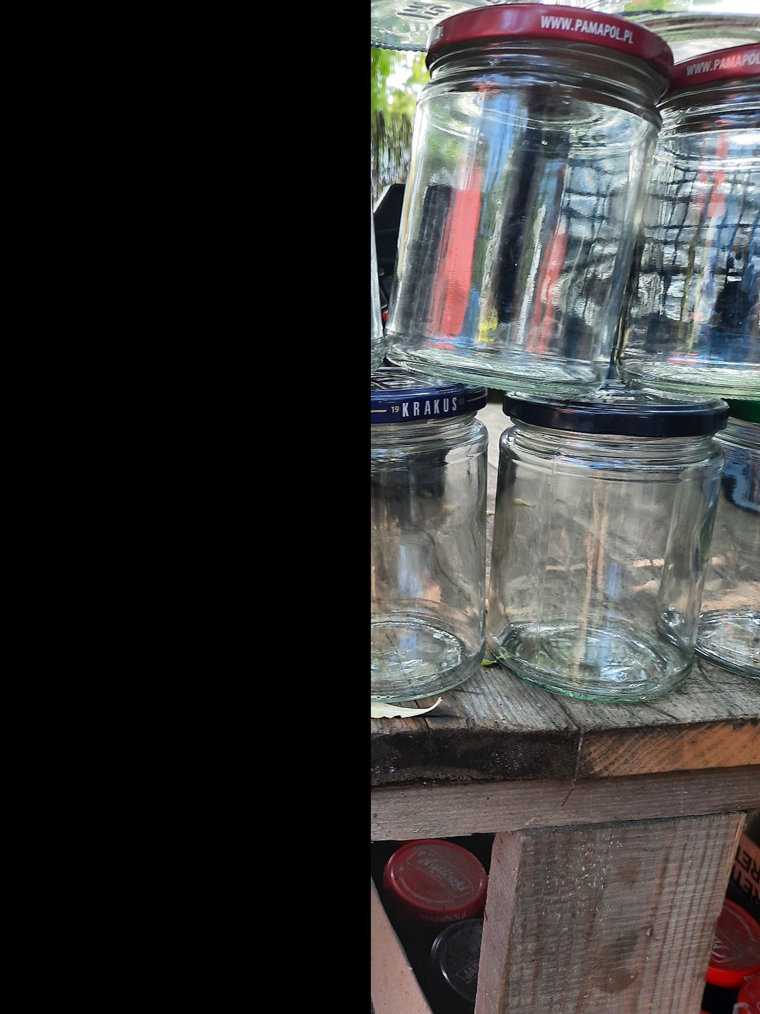Słoiki 0,5l z nakrętką 50 sztuk.