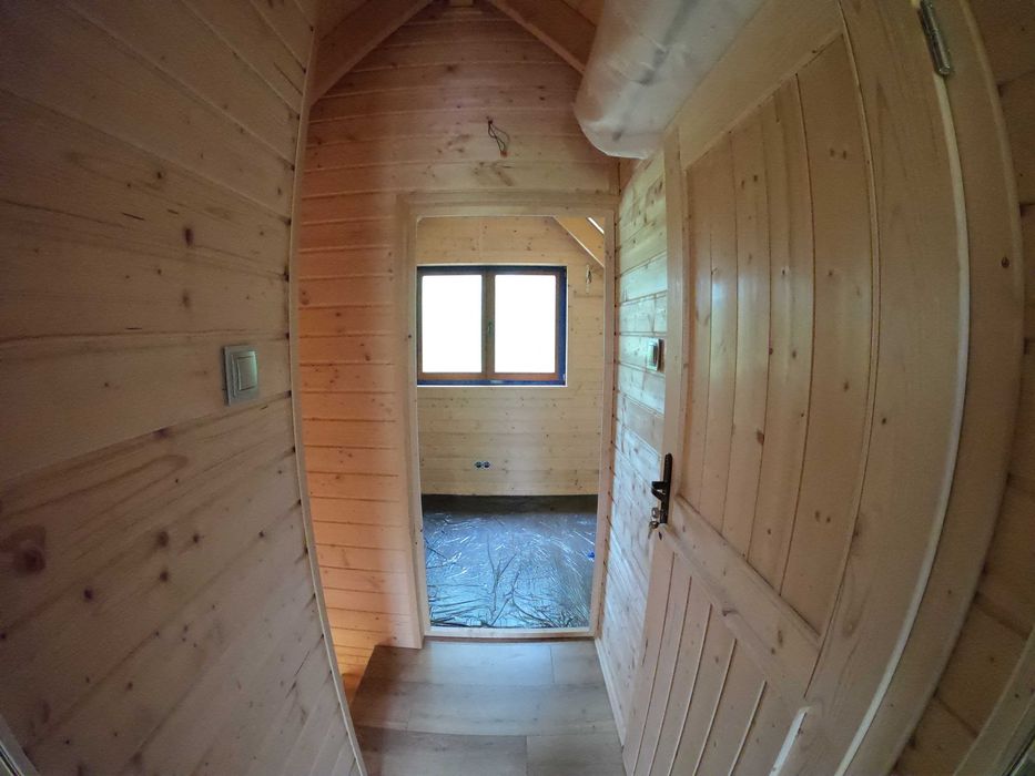 DREWNIANY DOMEK Letniskowy Całoroczny ALICJA II 62 + 35 M2