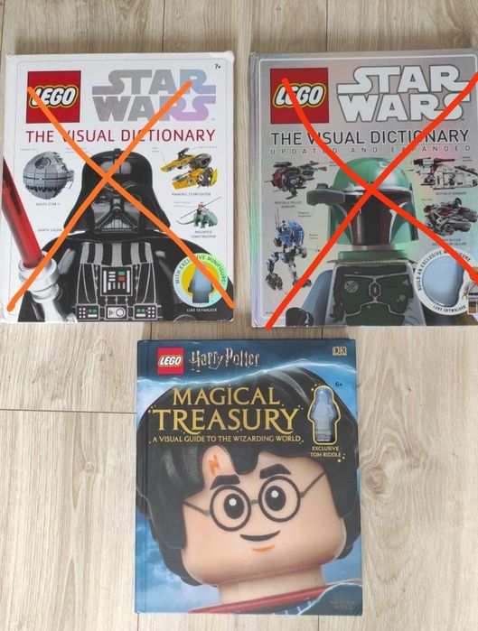 Книги Lego Лего Великий формат Star Wars, Гаррі Поттер