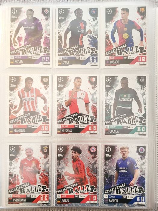 Match Attax Extra 24/25 Cartas
