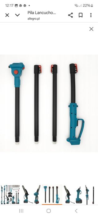 Zestaw piła łańcuchowa Sekator podkaszarka do trawy