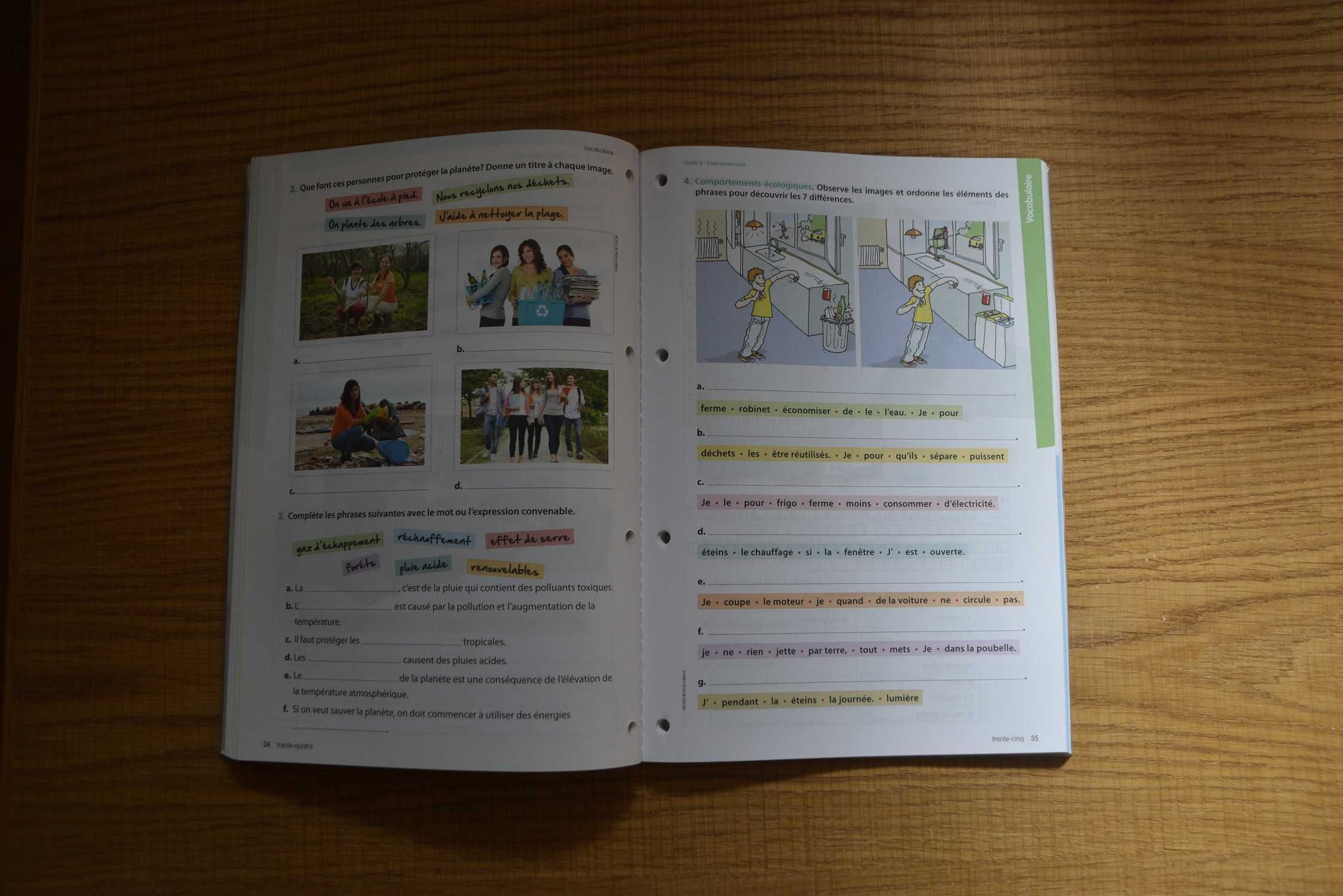 Mot-clés, livro de exercícios, Agenda culturel, francês, 9º ano