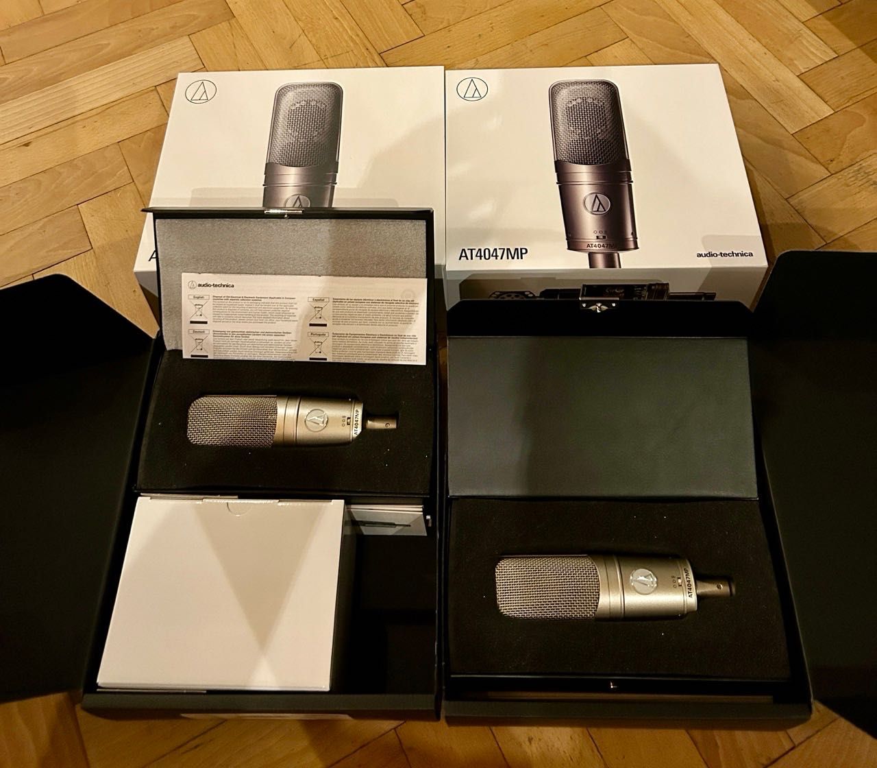 Mikrofony studyjne / pojemność - AUDIO-TECHNICA 4047 MP -PARA- JakNowe