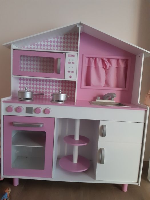 Cozinha brincar em madeira