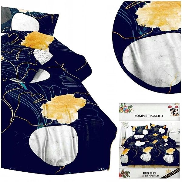 Pościel 160x200 Komplet 4 części Bawełna Satynowa Dalwin 904