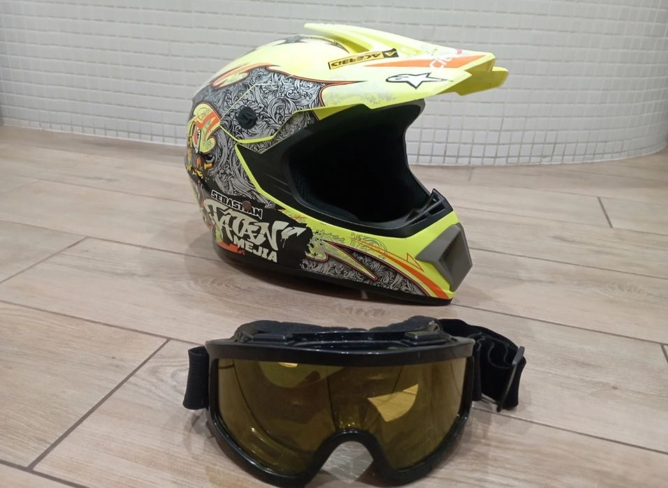 Kask crossowy rozmiar L