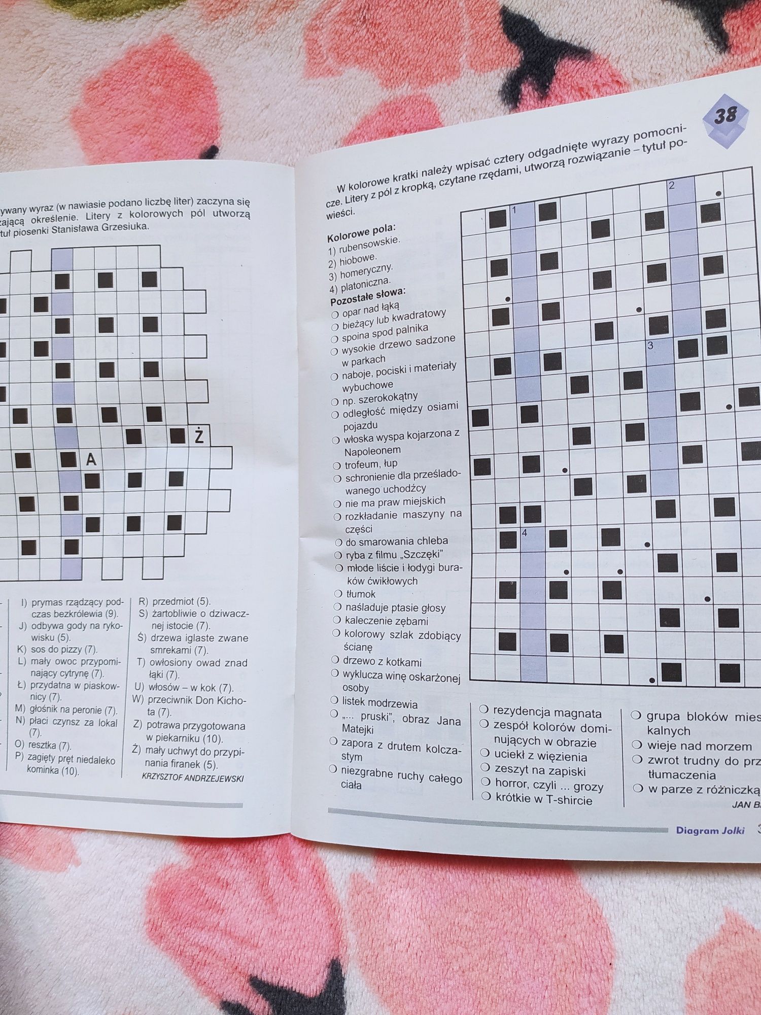 Zestaw krzyżówek