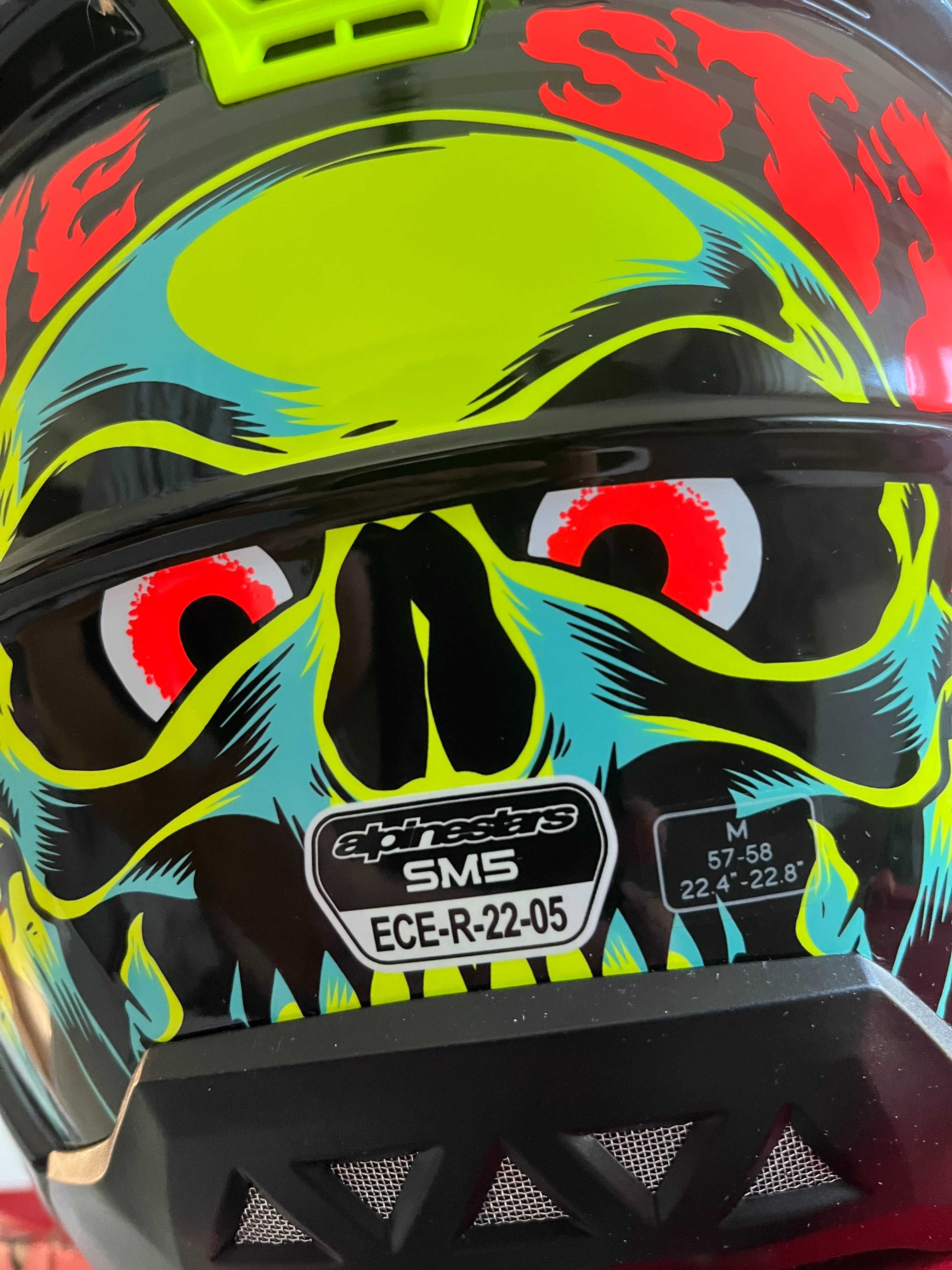 Kask SM5 Solid Alpinestars Solar MX (cross,quad,enduro,mtb) GWARANCJA