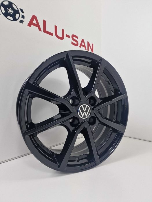 NOWE alufelgi VW 16" 4x100 Lupo Polo UP! - Czarny Połysk