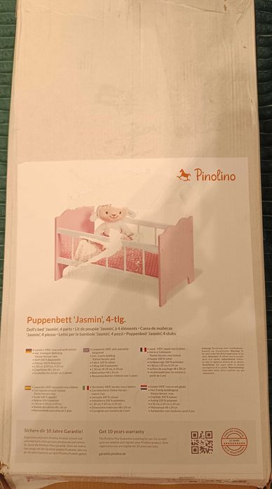 Łóżeczko dla lalki Pinolino