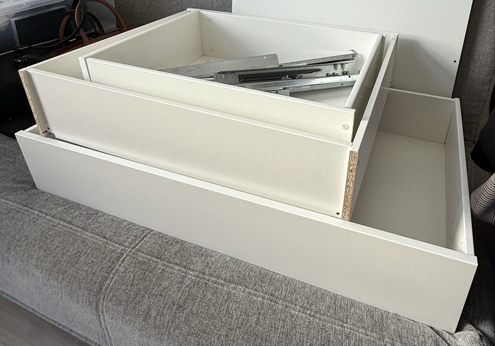 2 szuflady ikea pax i półka