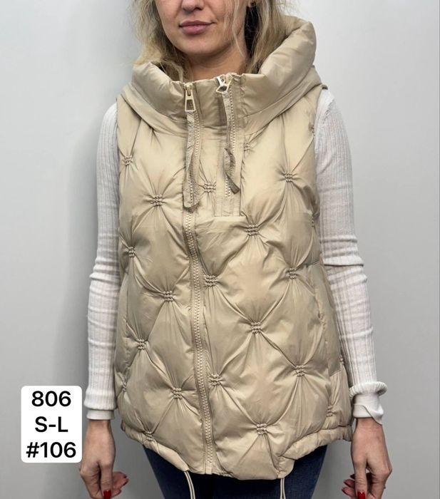 Жилетка безрукавка біопух 44-54