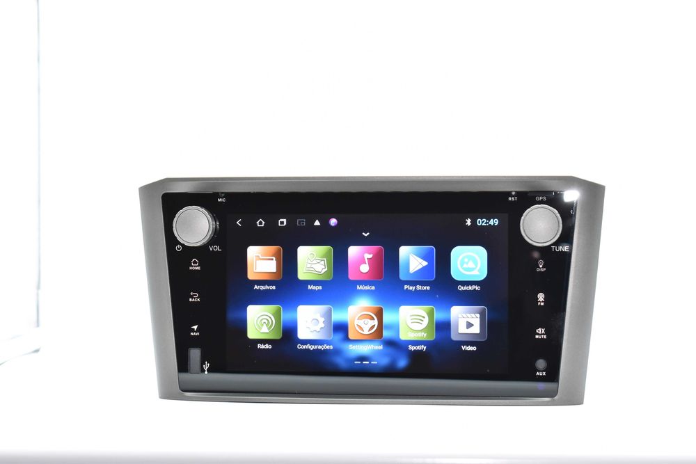 Rádio 2 DIN android Toyota Avensis T25 •  GPS BLUETOOTH + câmara