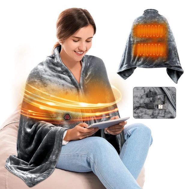 Електроковдра плед з підігрівом Электроодеяло плед с подогревом