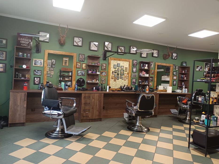 3 Konsole konsoleta fryzjerska barberska recepcja meble wyposażenie