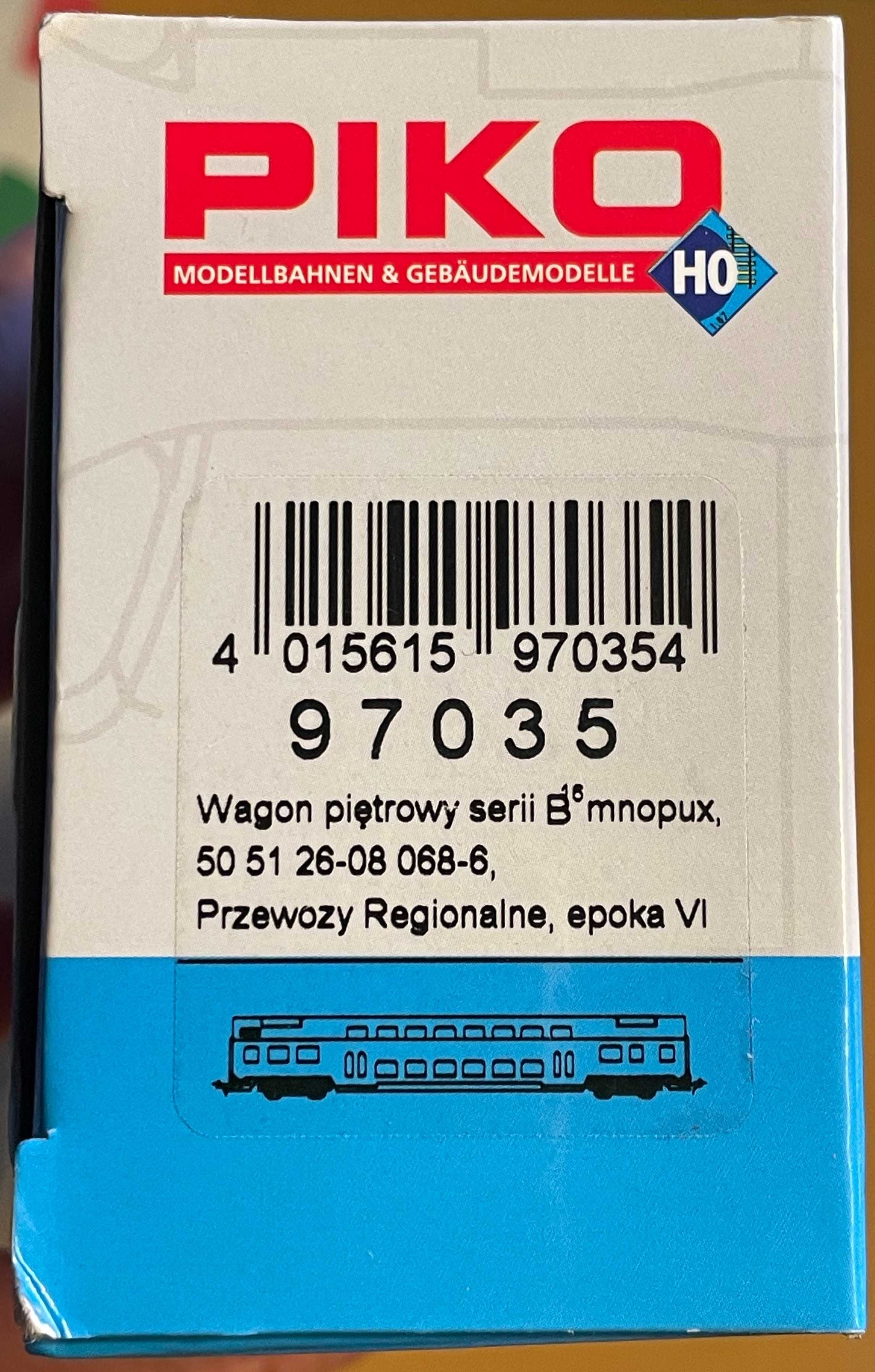 PIKO 97035 EXPERT wagon piętrowy Przewozy Regionalne stan IDEALNY
