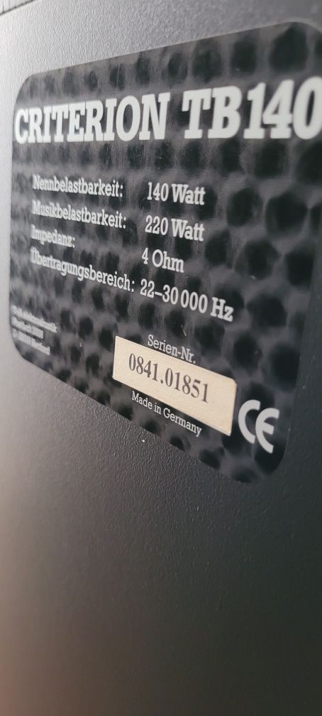 Kolumny T + A Criterion tb140