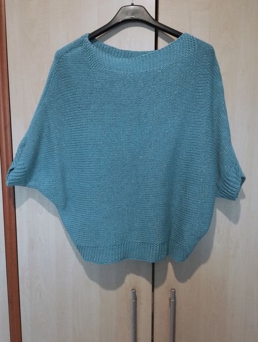 Bluzka nietoperz złota nitka