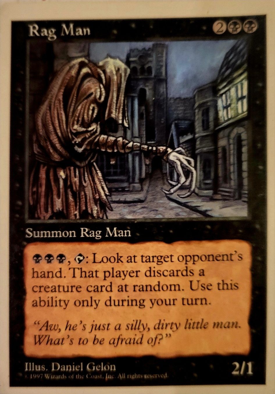 Magic the Gathering  - Rag Man - 5th Edition