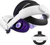Meta Quest 2 128GB + KIWI Elite Strap + Pokrowce na kontrolery + Kabel