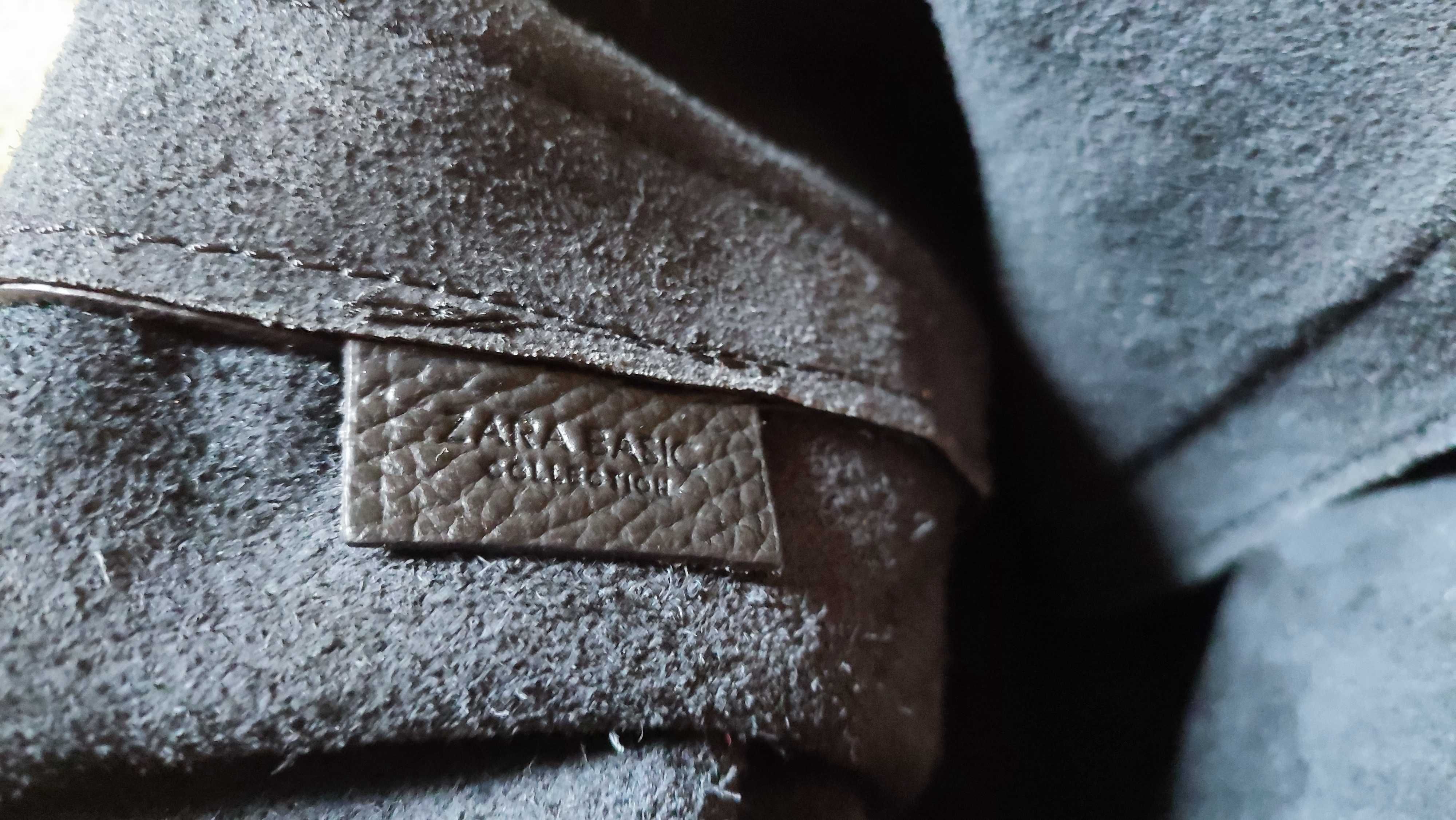 Женская кожаная натуральная  сумка  Zara оригинал