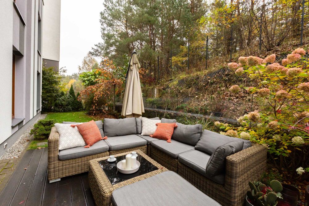 WIDOK NA LAS! Mieszkanie z ogrodem w otulinie Parku Krajobrazowego!