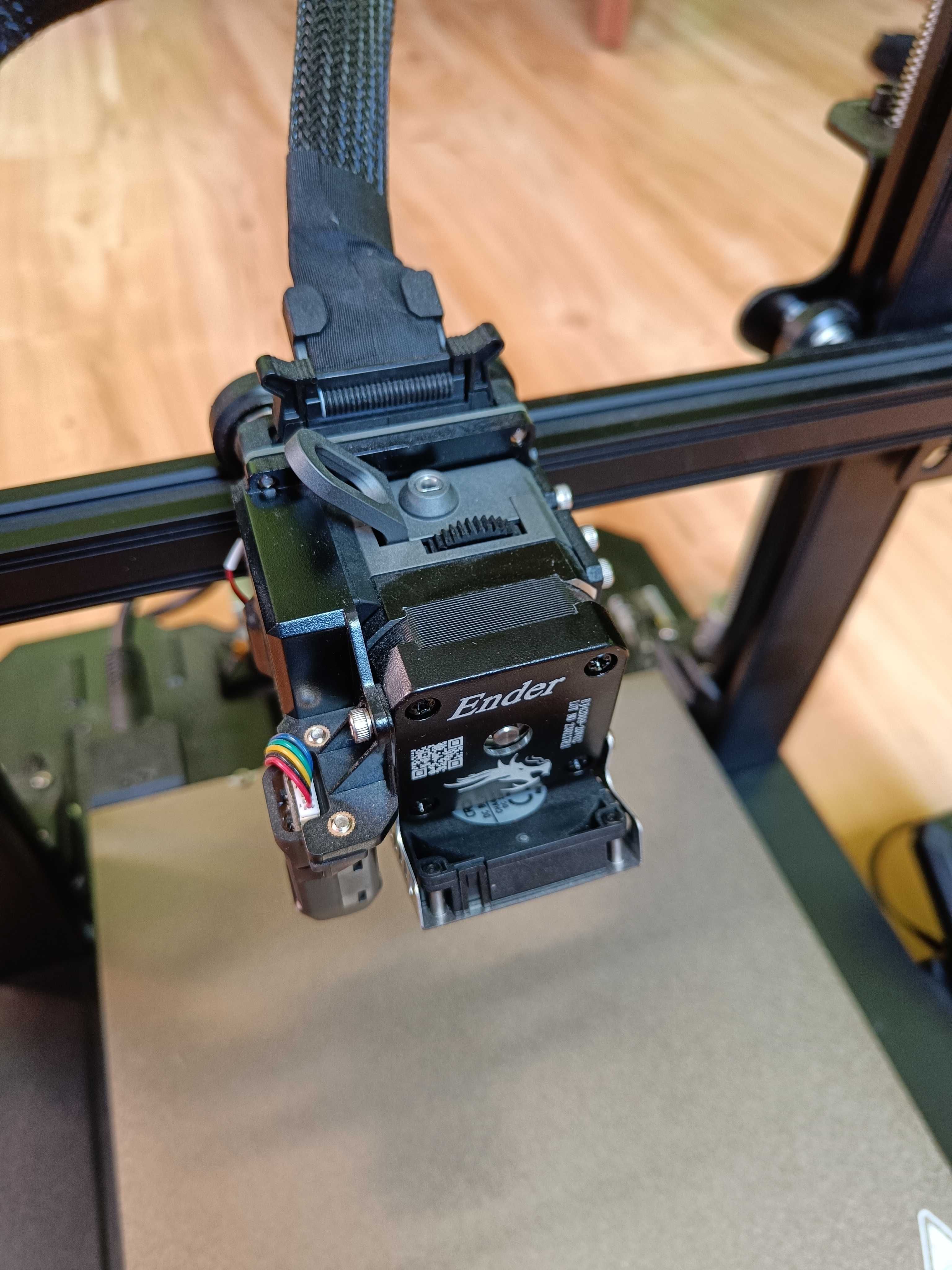 Drukarka 3D Ender-3 S1 Pro + filamenty, laser, wifi box, kamerka