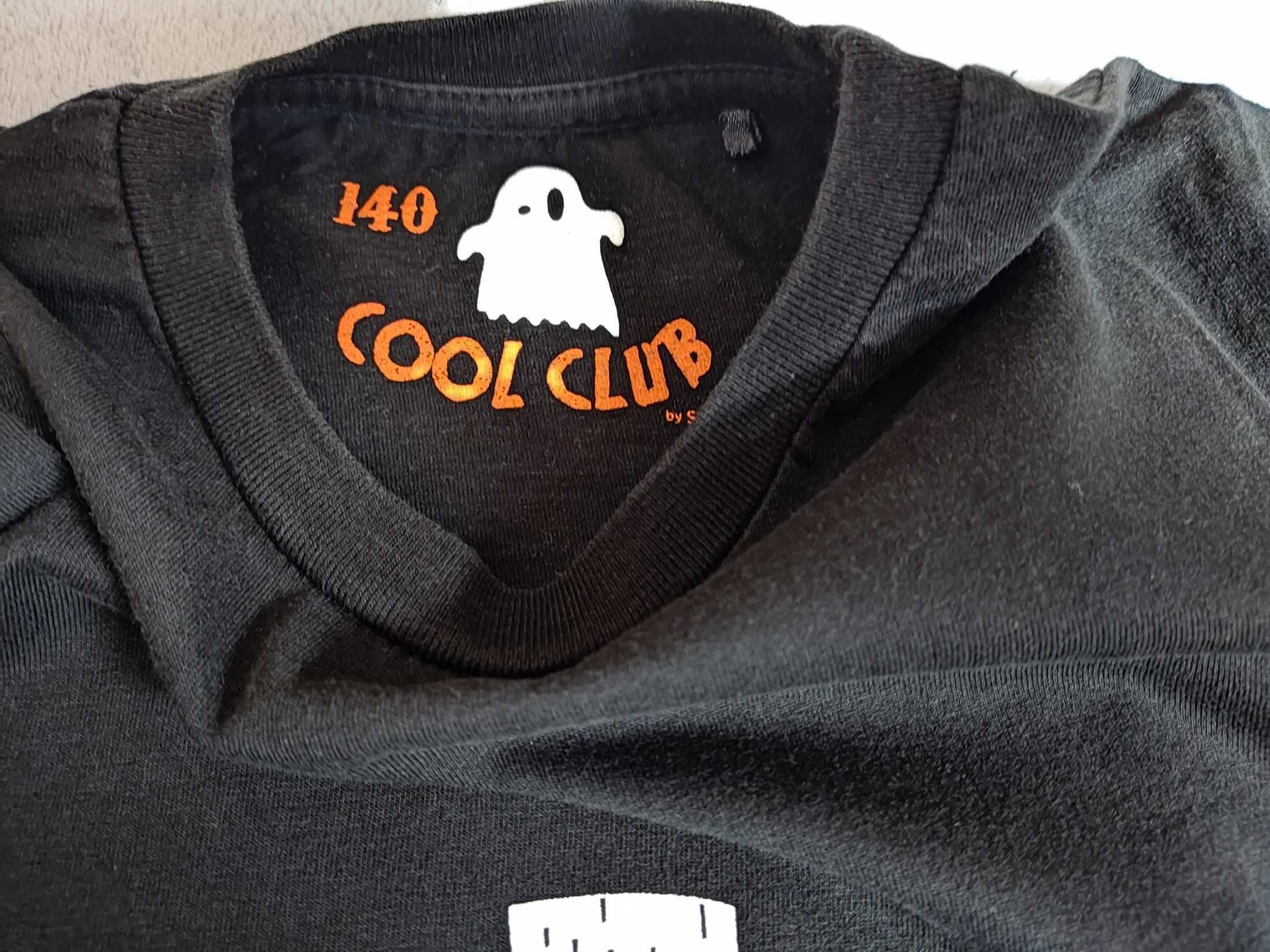 bluzka r.140 czarna Halloween Horror z Smyk Cool Club