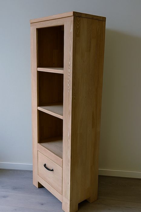 Biblioteczka dębowa, regał na książki. Dąb bielony. Henders & Hazel