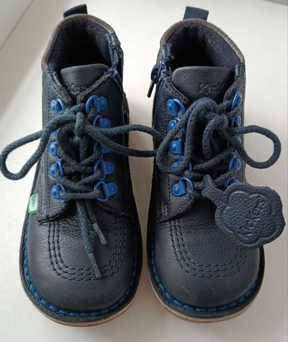 ШКІРА! Високі дитячі кросівки, хайтопи, ботинки Kickers (Франція) 29р