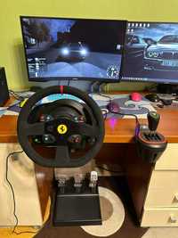 Игровой руль Thrustmaster T300 Alcantara+КПП Thrustmaster TH8S.Идеал!