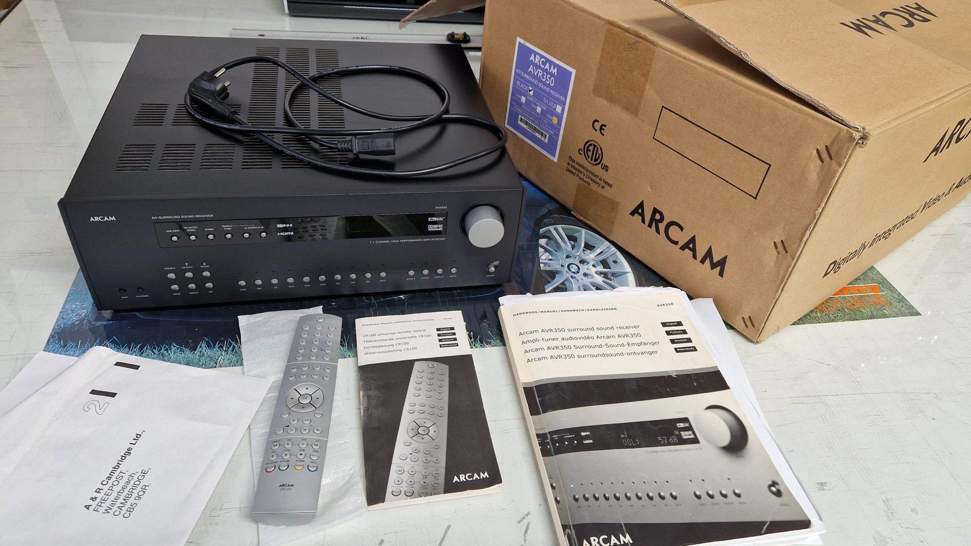 Amplituner Arcam avr 350 stara szkoła