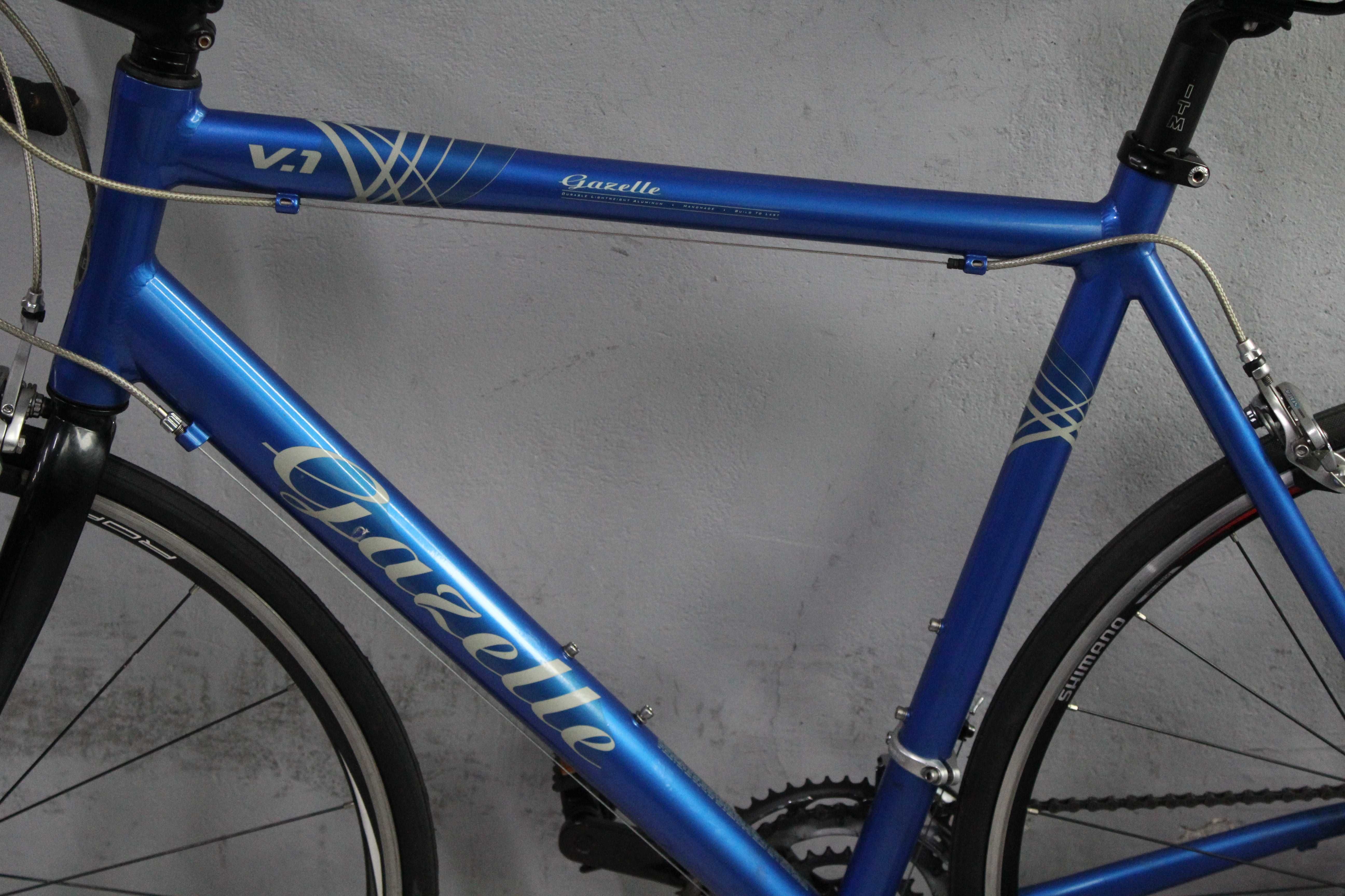 Rower szosowy GAZELLE V1, Roz. 57 cm, Koła 28",Shimano Tiagra, Alu