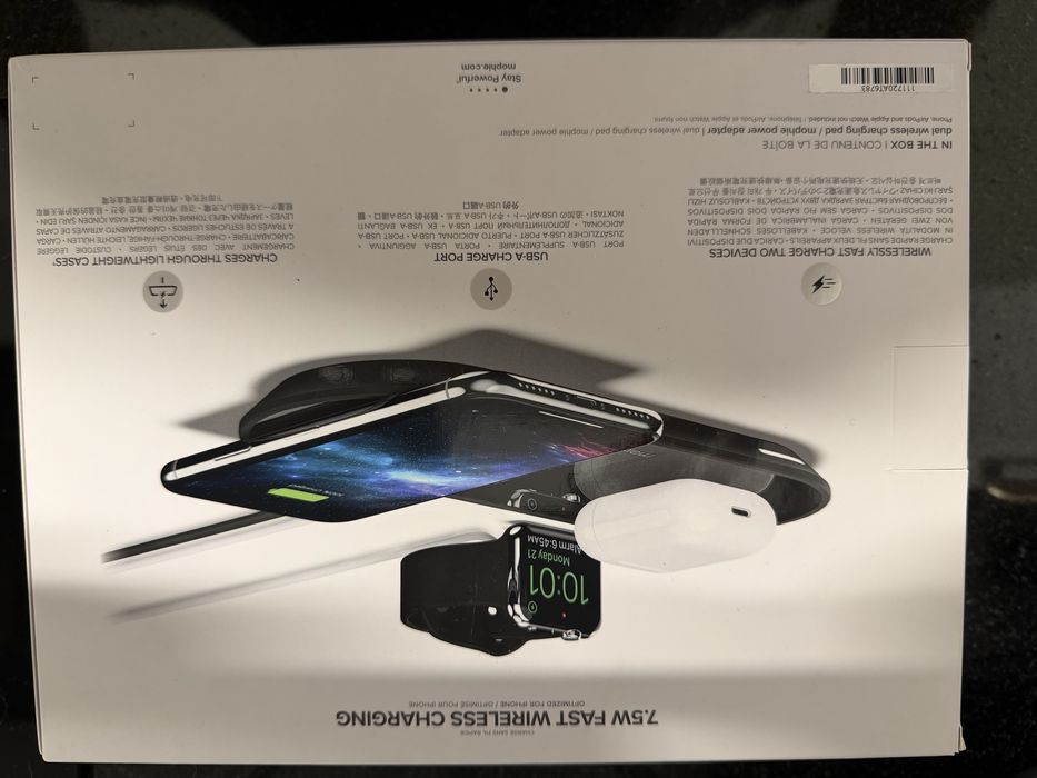 7.5W FAST WIRELESS CHARGING