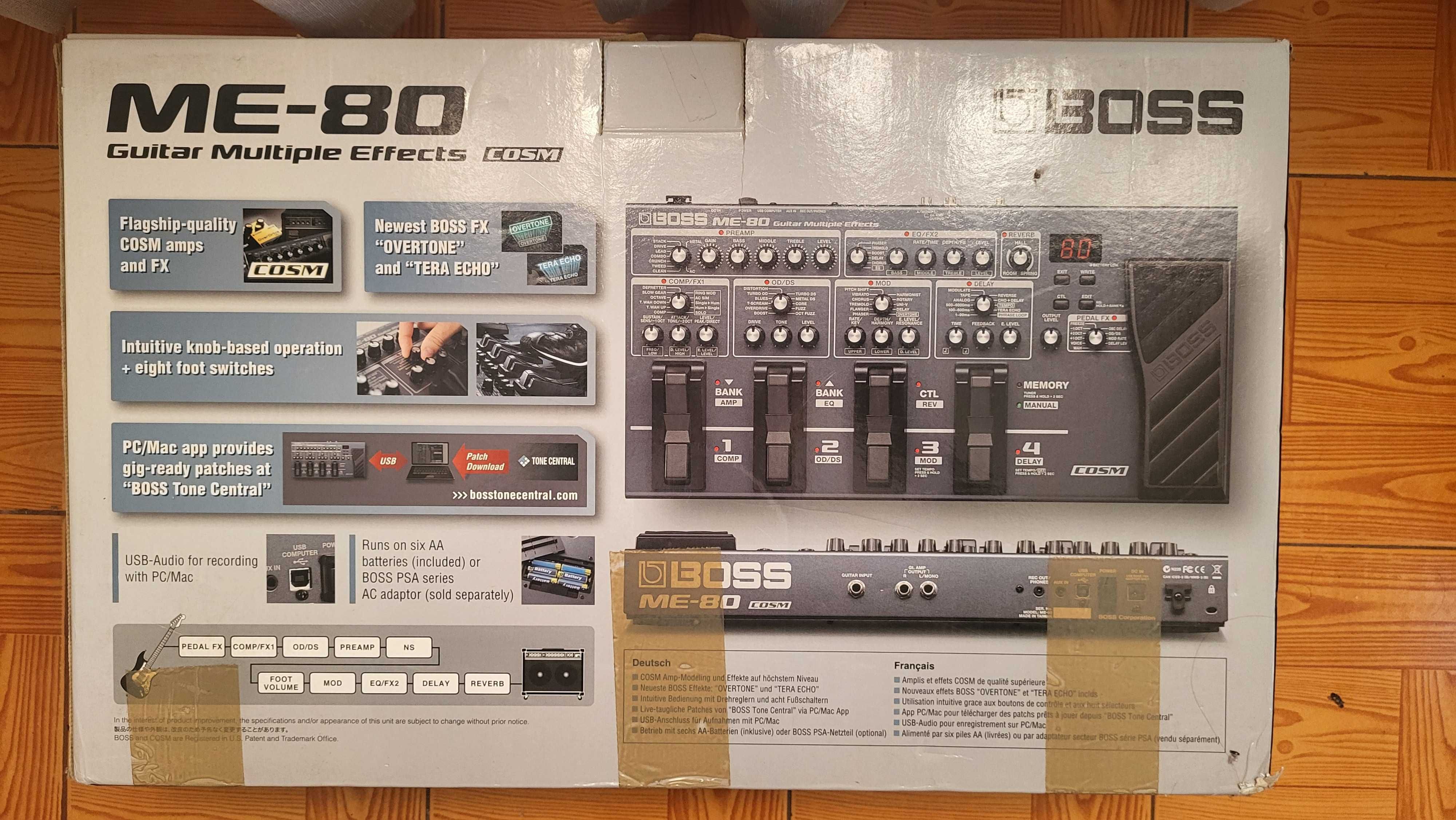 Pedaleira Boss me-80
