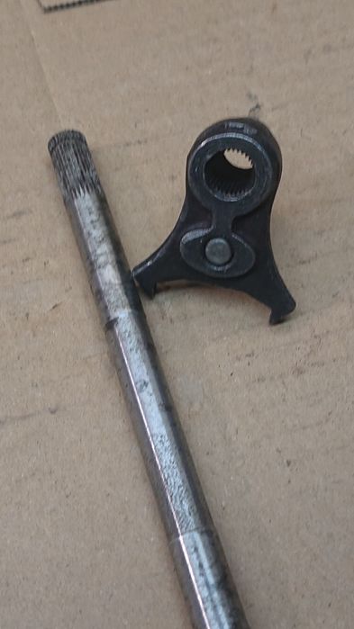 Wałek zmiany biegów wybierak wsk 125 ZMD oryginał NOWY Prl komplet