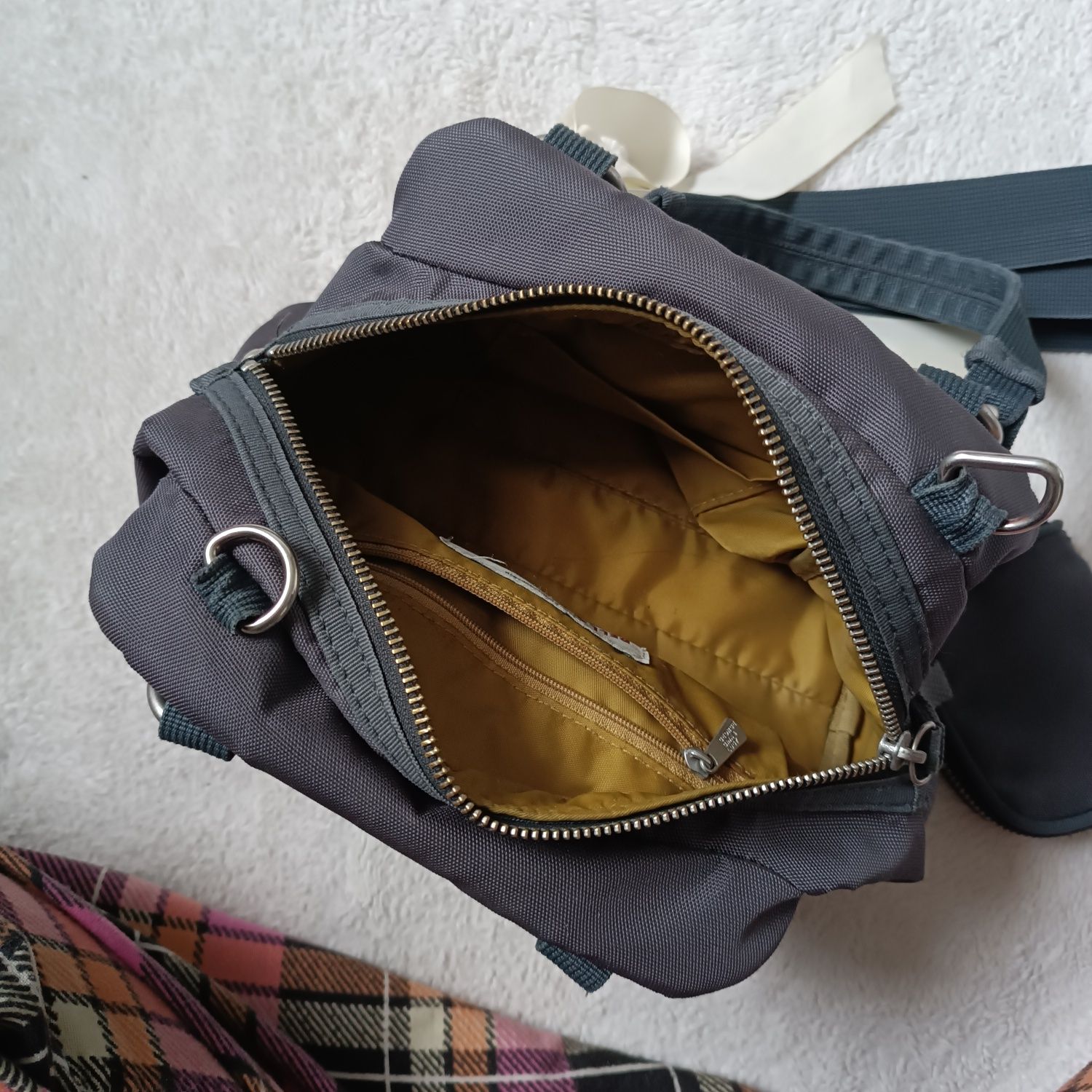 Torebka Na Ramie Listonoszka George Gina & Lucy Designer GGL Grey Bag